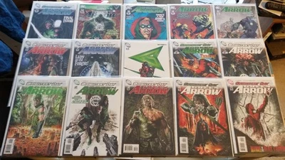 GREEN ARROW v3 1-15 NM Complete 2010 Series DC Comics  BRIGHTEST DAY tie-in - Image 1 of 4