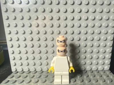 Custom Lego Nightwing Minifigure Head Alternate Arkham Asylum 2006 Batman DC - Image 1 of 4