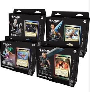 Magic the Gathering Final Fantasy Commander Deck Bundle All 4 Decks - Picture 1 of 2
