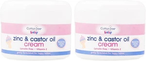 Paquete de crema antiséptica para erupción de pañales de zinc y aceite de ricino 350 G-Pack-2 - Imagen 1 de 2