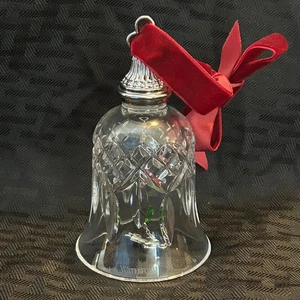 Waterford Crystal 12 Days of Christmas 12 Drummers Drumming Bell Ornament In Box - Picture 1 of 5