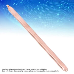 Flat Heat Pipe Brass Thermally Conductive Brass Tube For Computer Laptop NEW - Zdjęcie 1 z 12
