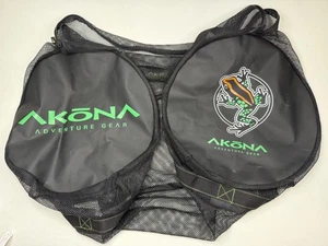 Bolsa de Lona de Malla Akona Adventure Gear Grande Doble Bolsillo Buceo Equipo de Natación Bolsa - Imagen 1 de 9