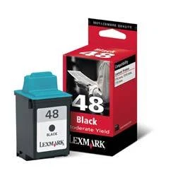 2 x  ORIGINAL LEXMARK 48 BLACK CARTRIDGE FITS THE SAME AS NO. 50 FAST POSTAGE - Image 1 of 1