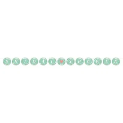 Mint to Be Bridal Shower Ribbon Banner Bridal Shower Wedding Decoration - Image 1 of 2