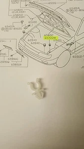 Nissan Primera P10,bonnet prop clamp,new genuine part. - Picture 1 of 1