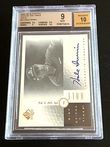 2001 SP AUTHENTIC SIGN OF THE TIMES GOLD #HI HALE IRWIN BGS 9 W/10, 16/25 AUTO - Picture 1 of 7
