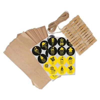 Borussia Dortmund - Adventskalender Bastel-Set - DIY Weihnachtskalender BVB 09 - Bild 1 von 4