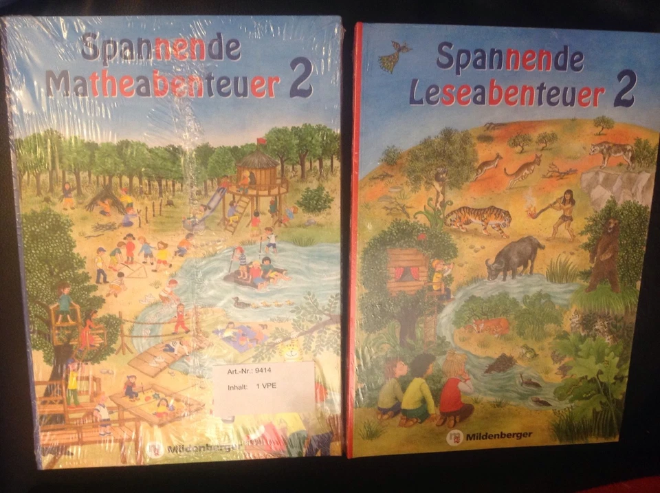 1x Spannende Matheabenteuer 2   UND  1x Spannende Leseabenteuer 2 ⭐️NEU OVP ⭐️ - Bild 1 von 1