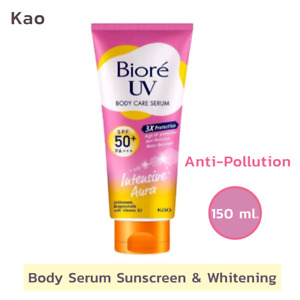 Biore UV Anti Pollution Body Care Serum Intensive Aura SPF50 PA+++ 150ml.