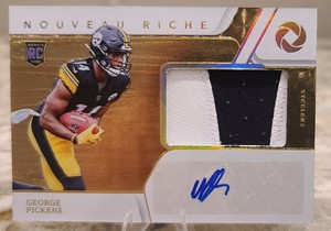 2022 Gold Standard FOTL George Pickens 78/79 RPA exclusive Nouveau Riche SSP!
