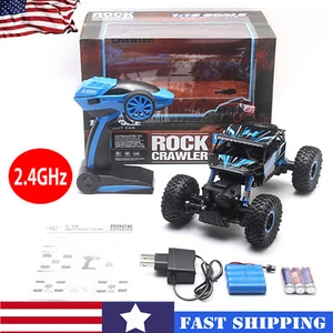 1:18 Vehicle Remote Control Buggy Crawler Car 4WD Off-Road RC Monster Truck 2.4G - Picture 1 of 11