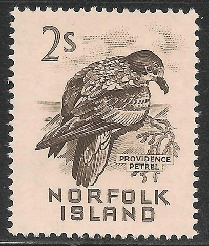Norfolk Island #37 (A6) (SG #32) VF MINT VLH - 1961 2sh Providence Petrel Cover