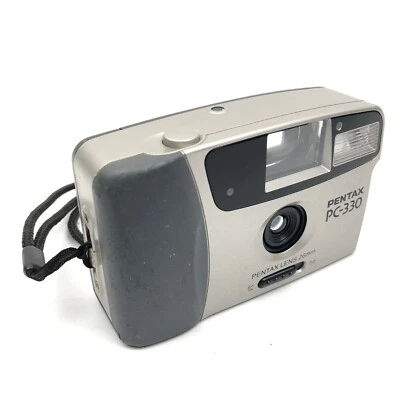 Pentax PC-330 35mm Point & Shoot Film Camera 26mm - For Parts Or Repair - Image 1 of 4