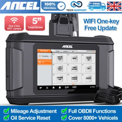 ANCEL DM500 Car OBD2 Mileage Adjustment Tool Oil Reset Odometer Correction 2025 - Image 1 of 4