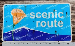 California Scenic Byway Route sign - distressed, weathered looking - Picture 1 of 1