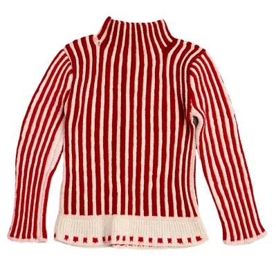 Jersey hombre. Hecho a mano. Tejido voluminoso. 50% lana, 50% acrílico. Años 90 Foto 1 de 4