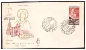 TRIESTE FDC VENETIA CLUB 1953 - SANTA CHIARA NON VIAGGIATA - Imagen 1 de 1