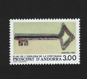 OPC 1987 French Andorra 3fr Iron Key Sc#359 MNH 33397 - Picture 1 of 1