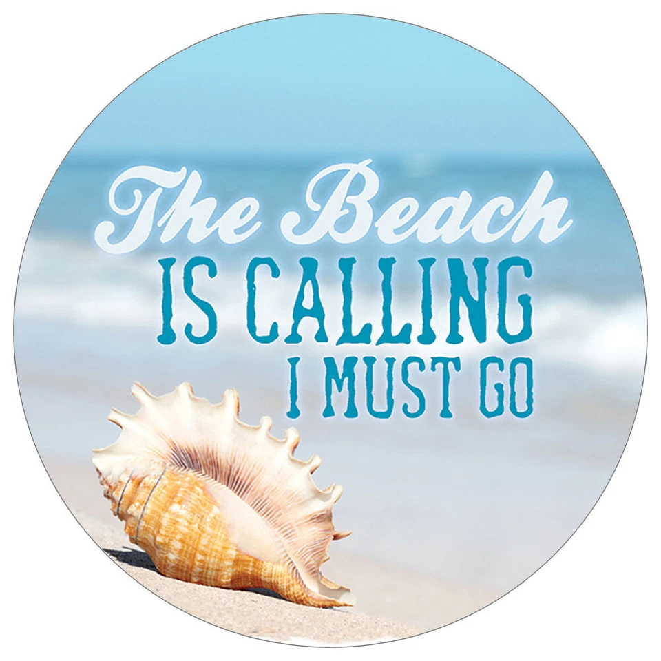 Впитывающие каменные подставки Conch Shell Beach Calling для автомобильного подстаканника CB73109 - Изображение 1 из 1