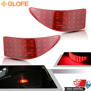 For Lexus IS250 IS350 2006-13 LED Rear Bumper Reflector Tail Brake Lights Red - Picture 1 of 8