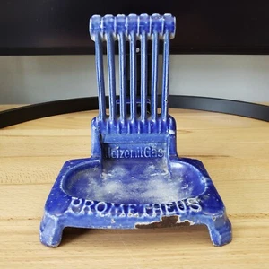 Vintage Cast Iron Soap Dish or Ashtray Prometheus Heize Mitgas Radiator - Picture 1 of 16