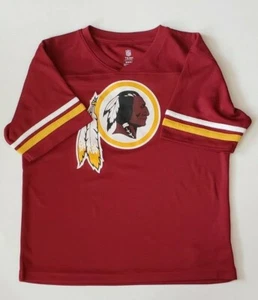 Redskins V Neck Short Sleeve Shirt Top Boys Girls Size Medium 8 New w/o Tags - Picture 1 of 3