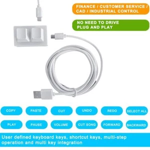 Miny Keyboard 2 klawisze Programowanie Gaming Switch Rhythm A5U7 Gry O4A0 VT66 GTR8 - Zdjęcie 1 z 14