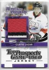 13/14 ITG HEROES & PROSPECTS TOP PROSPECTS G-U JERSEY BLACK Curtis Lazar /160 3C