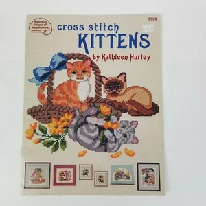 Kreuzstich Kätzchen von Kathleen Hurley American School of Needlework #3539 1990 - Bild 1 von 10
