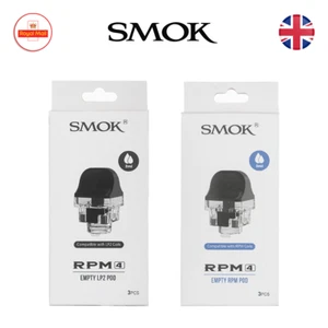 Smok RPM 4 Replacement Pods 2ml | RPM | LP2 Empty Pods | Pack Of 3 - Picture 1 of 5