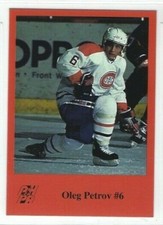 1993-94 Fredericton Canadiens (AHL) Oleg Petrov