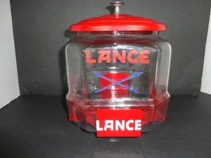 LANCE CRACKER 8 SIDED SMALL JAR COUNTER BRACKET FOR 7 " TALL JAR BRACKET ONLY - Picture 1 of 10