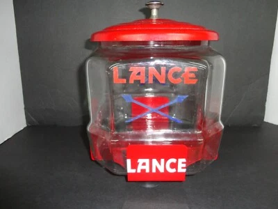LANCE CRACKER 8 SIDED SMALL JAR COUNTER BRACKET FOR 7 " TALL JAR BRACKET ONLY - Image 1 of 4