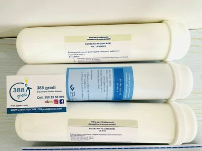 Filtri CARBON E SEDIMENTI MICRON depuratore acqua osmosi TIPO MAXIMUM FILTRO