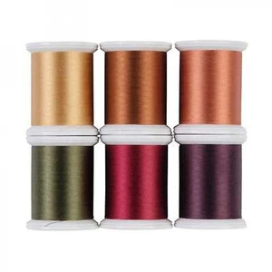 Juego de 6 hilos de seda kimono colección otoño de Superior Threads - Imagen 1 de 2