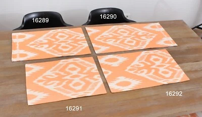 Capa de travesseiro Ikat uzbeque conjunto de 4 peças 13,78 x 22,05 nova em folha envio rápido 16289 - Imagem 1 de 4