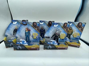 DC Comics Aquaman and The Lost Kingdom Complete Wave Mera Black Manta 4" Figures - Picture 1 of 4