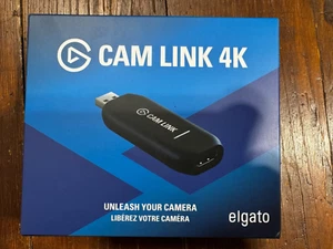 Elgato Cam Link 4K HDMI to USB Video Capture for Streaming DSLR 1080p60 4K30 NEW - Afbeelding 1 van 4