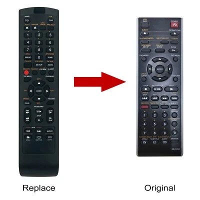 SE-R0220 Replaced Remote Control For Toshiba DVD/VCR Combo SD-KV550 SD-550SU