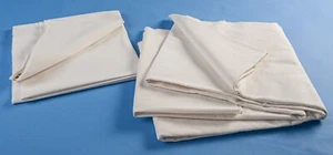 Off-White Egyptian Cotton Fabric Pieces Min W110cm Total L477cm 100% Cotton - Picture 1 of 4