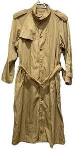 Vintage Banana Republic Trench Coat & Belt Beige Men’s Large - Picture 1 of 6