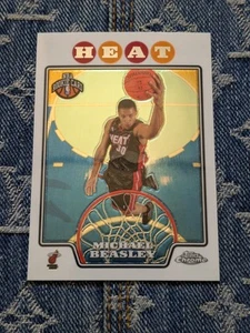 2008 Topps Chrome Michael Beasley Rookie Card Heat - Picture 1 of 6