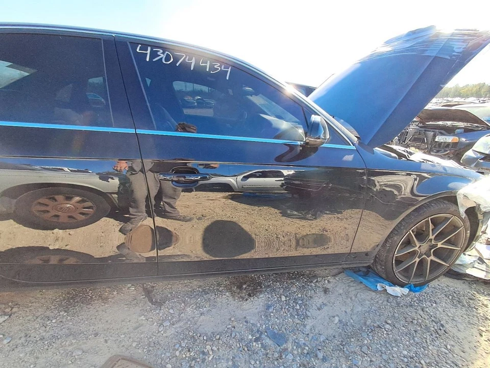 2013 Audi A4 пассажира правой передней двери черный б/у 4DR седан местный пикап только - Изображение 1 из 4