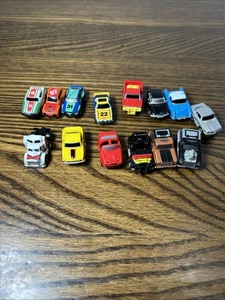 Lote 14 Micro Máquinas Galoob Años 80 De Colección Coches Camiones Coches de Carreras Ver Fotos - Imagen 1 de 18