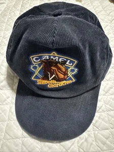 Vtg Camel Smooth Character Embroidered Corduroy Snapback Hat Unworn Condition - Picture 1 of 6