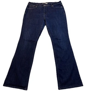 Pantalones de mezclilla para mujer Levi's 515 azules talla 16 lavado oscuro corte bota 36x32 - Imagen 1 de 12