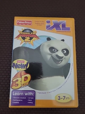 Fisher-Price iXL Kung Fu Panda 2 NEW Learning System 3D Game - Image 1 of 3