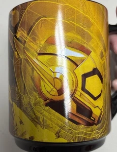 Disney Store Marvel Mug Iron Man Yellowjacket Red & Gold Dual Design Ceramic Cup - Picture 1 of 3