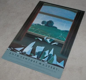 Vintage Rare Print Le Clef D." R. Magritte 37" X" 24" Modern 1970-1989 Unsigned - Picture 1 of 3